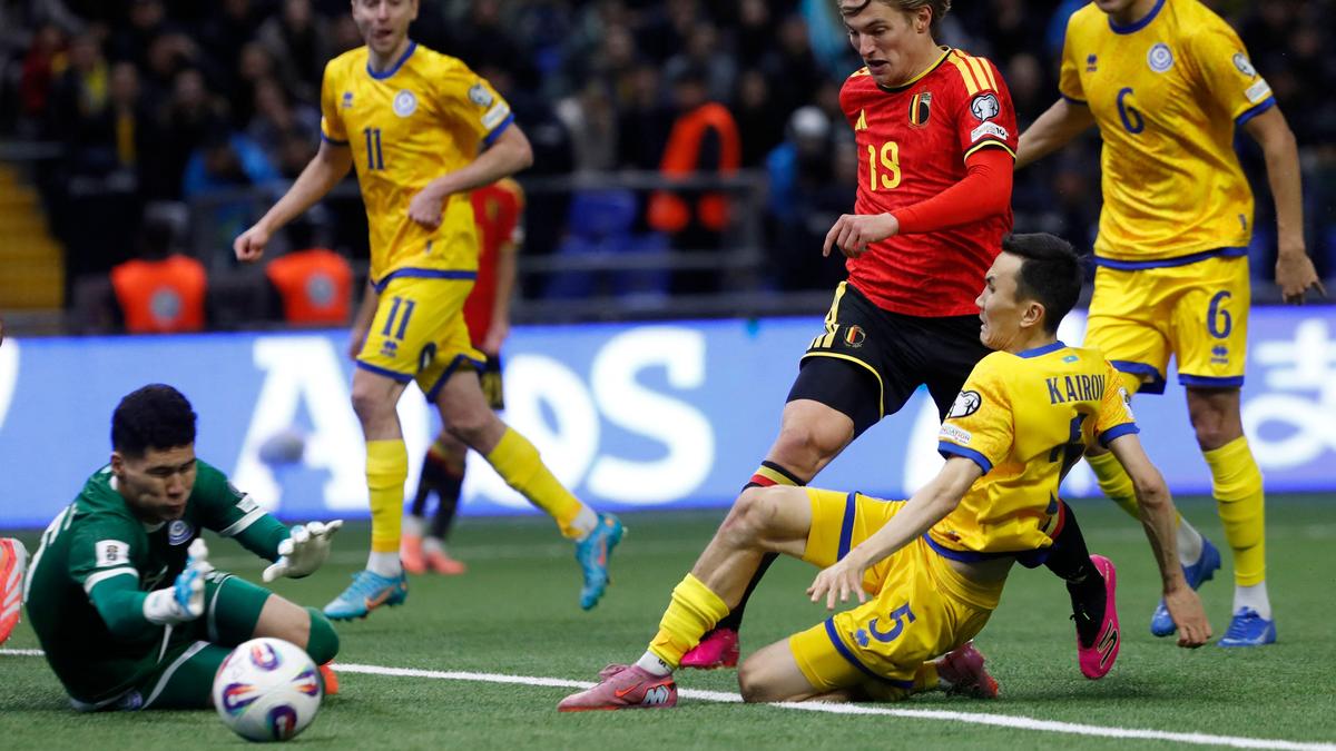 Anarbekov’s heroics for Kazakhstan delay Belgium’s qualification for FIFA World Cup 2026 – The Headlines