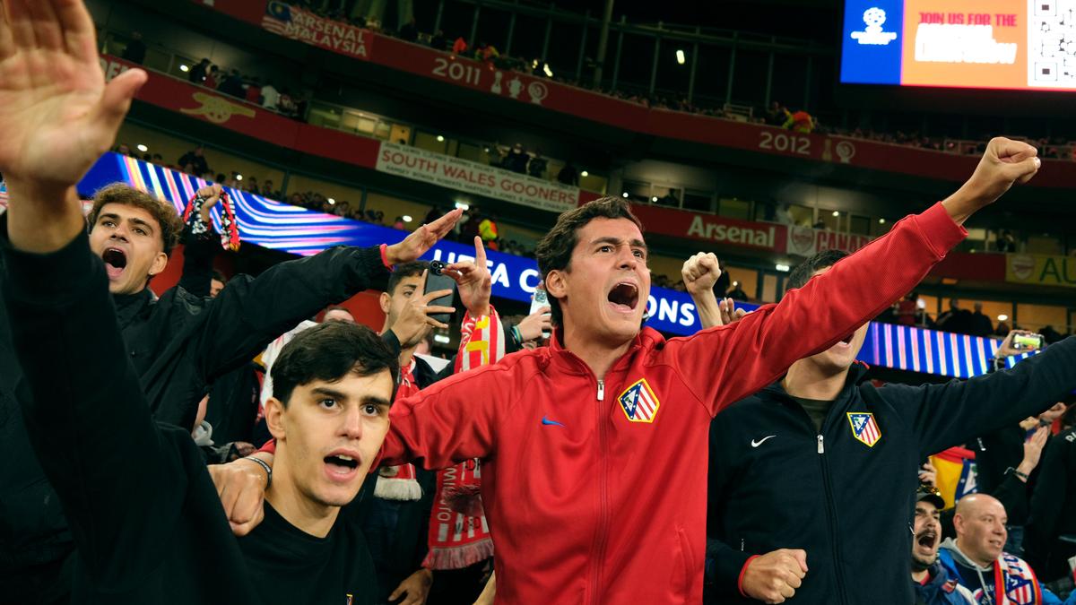 Atletico Madrid fined for racist behaviour by fans at Champions League game against Arsenal – The Headlines