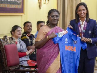 President Murmu lauds India women’s team; presented with signed jersey – The Headlines