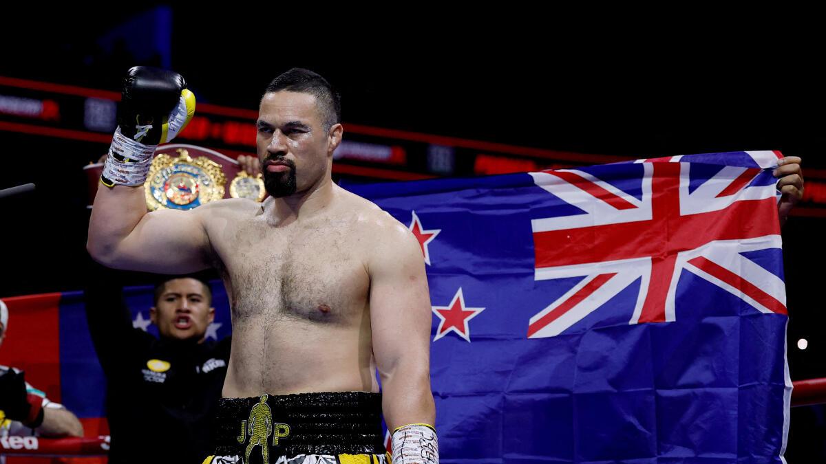 NZ boxer Parker denies taking banned substance after failed test – The Headlines