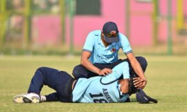 Angkrish Raghuvanshi stretchered off with injury during Vijay Hazare Trophy match – The Headlines